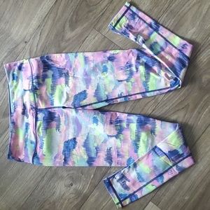 EUC VSX Sport Victoria's Secret Knockout Tights Full Length Size Small